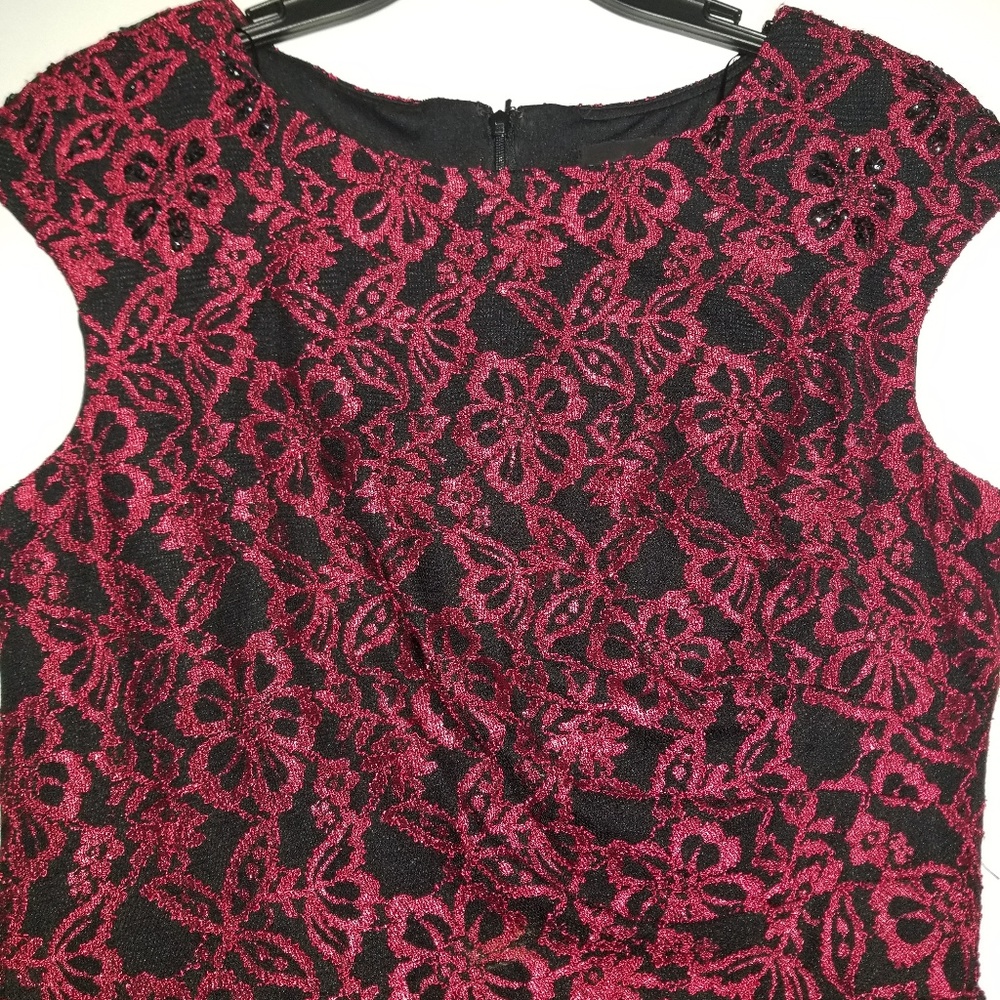 Alex Evening Women's Sequined Embroidered Dress